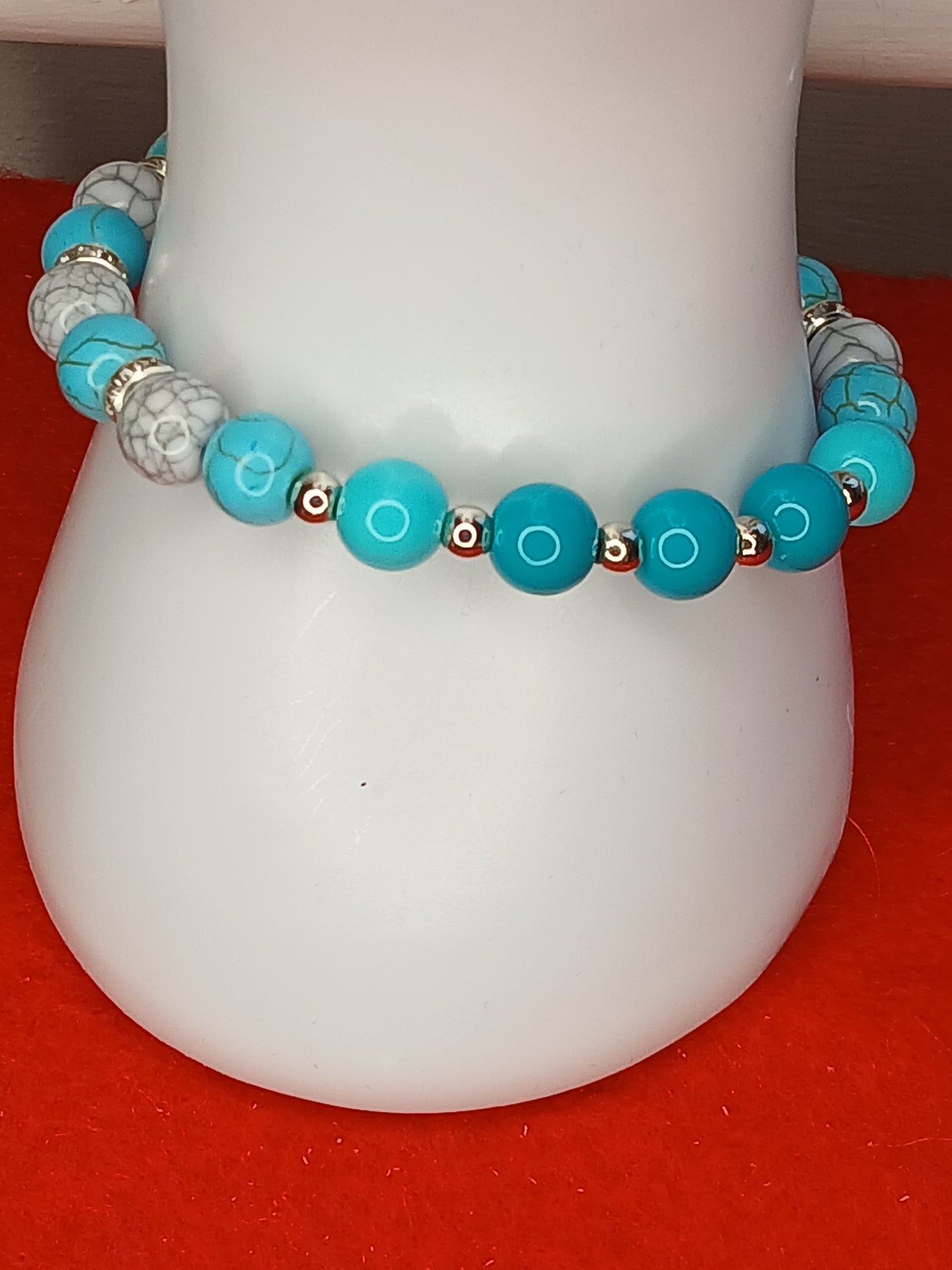 Cracked beaded