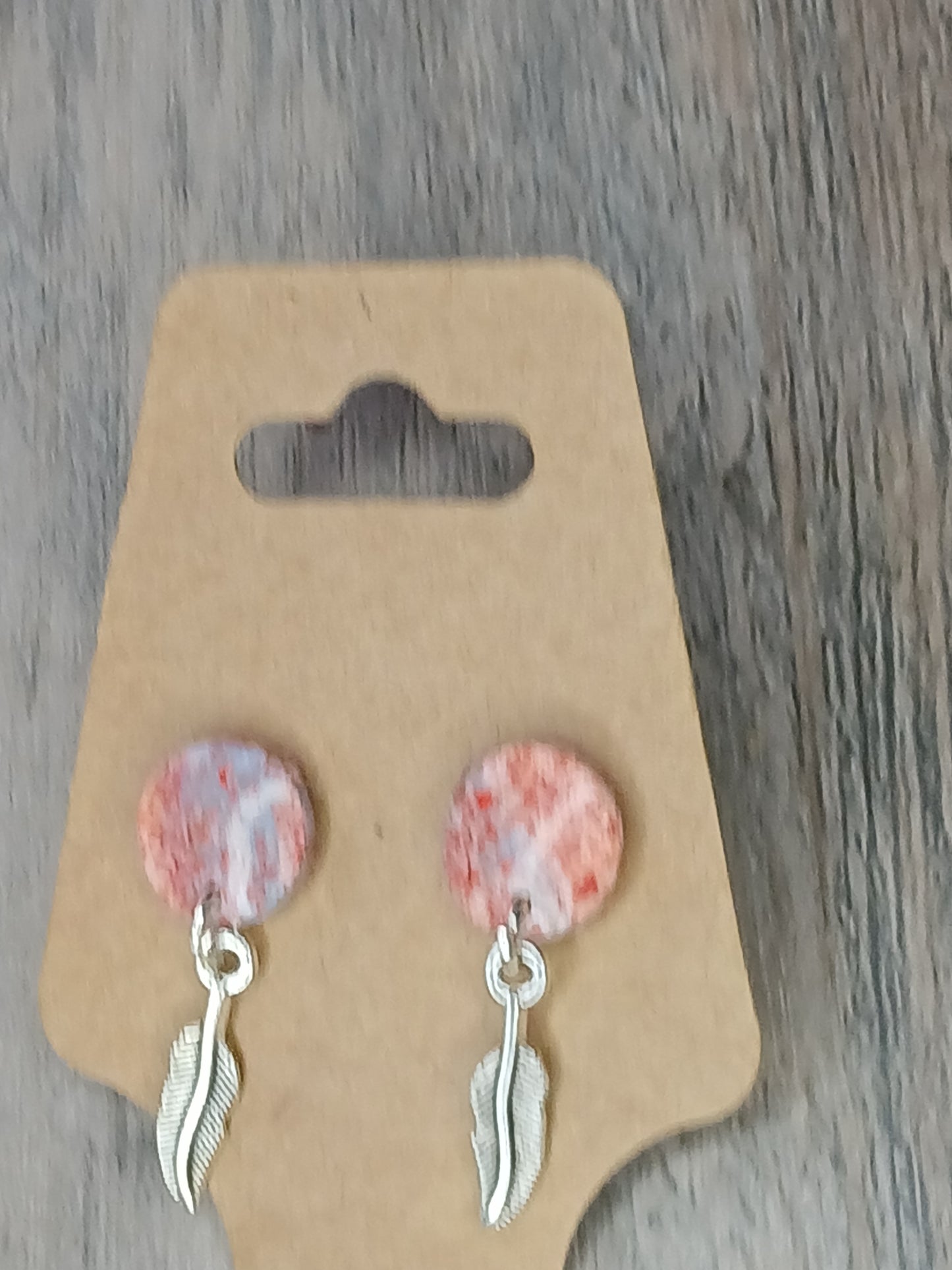 Dangle charm studs