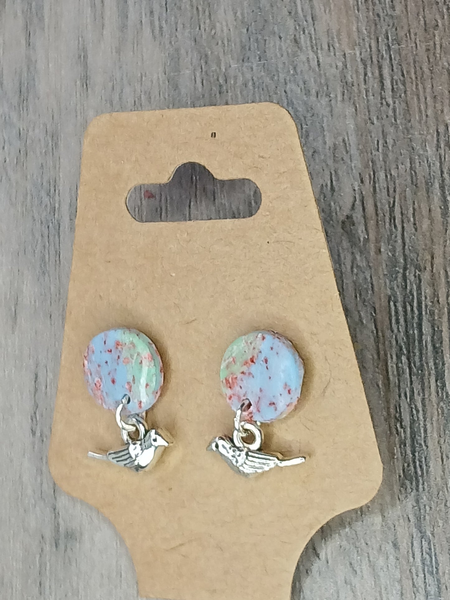 Dangle charm studs